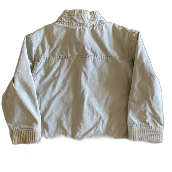Gap Lined Zipped Khaki Jacket Boys’ 3 - Picture 2 of 12